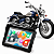 Multimídia Moto 5 Polegadas Mp5 Yamaha Drag Star 650 2004 a 2015 Carplay e Android Auto Bluetooth Sem Fio À Prova D’água - Imagem 1