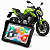 Multimídia Moto 5 Polegadas Mp5 Kawasaki ER-6N 2009 até 2016 Com Carplay e Android Auto Bluetooth Sem Fio À Prova D’água - Imagem 1