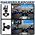 Multimídia Moto 5 Polegadas Mp5 BMW C 400 X 2019 até 2026 Com Carplay e Android Auto Bluetooth Sem Fio À Prova D’água - Imagem 6