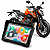 Multimídia Moto 5 Polegadas Mp5 KTM Duke 790 2019 até 2026 Com Carplay e Android Auto Bluetooth Sem Fio À Prova D’água - Imagem 1