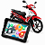 Multimídia Moto 5 Polegadas Mp5 Shineray Jet 125SS 2022 até 2026 Carplay e Android Auto Bluetooth Sem Fio À Prova D'água - Imagem 1