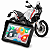 Multimídia Moto 5 Polegadas Mp5 Ducati DesertX 2023 até 2026 Com Carplay e Android Auto Bluetooth Sem Fio À Prova D'água - Imagem 1