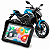 Multimídia Moto 5 Polegadas Mp5 CFMOTO 250NK 2022 até 2026 Com Carplay e Android Auto Bluetooth Sem Fio À Prova D'água - Imagem 1