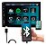 Central Multimídia MP5 2 Din 7 Polegadas Espelhamento Via Cabo USB Bluetooth Radio FM Com Controle Remoto - JR8 Imports - Imagem 2