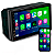 Central Multímidia MP5 Player LCD 7 Polegadas Com Microfone Externo Bluetooth MicroSD USB Touch Rádio FM JR8 Technology - Imagem 1