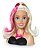 Boneca Busto Barbie Styling Head Hair Salão De Beleza Para Pentear Com 24 Acessórios Menina - Pupee - Imagem 2