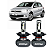 Par Lâmpadas H4 Super Branca 6000K Efeito Xenon Plug&Play Bivolt Shocklight Gol Novo 1.0 1.6 MI Total Flex 2009 até 2013 - Imagem 1