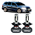 Par Ultra Led H4 Efeito Xenon Titanium Passat Variant 1.8 e 1.8 Turbo 2.0 e 2.0 Turbo 16V 2.8 VR6 1991 a 2001 Shocklight - Imagem 1