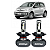 Par UltraLed H4 Efeito Xenon UP 1.0 MPI Flex 2019 até 2020 Plug&Play Potência Total 50W Titanium 10000LM H4 Shocklight - Imagem 1
