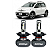 Par Ultra Led H4 Efeito Xenon Titanium Potência Total 50W Plug&Play UP 1.0 Xtreme 170 TSI Flex 2019 até 2020 Shocklight - Imagem 1