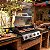 Churrasqueira Gás Embutir Inox 4 Queimadores Com Forno De Pizza Chapa E Defumador Gourmet - Imagem 10