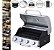 Churrasqueira Gás Embutir Inox 4 Queimadores Com Forno De Pizza Chapa E Defumador Gourmet - Imagem 1