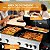Churrasqueira Gourmet Inox 3 Em 1 Com Chapa Forno De Pizza E Defumador Para Área Gourmet - Imagem 3