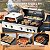Churrasqueira Gourmet Inox 3 Em 1 Com Chapa Forno De Pizza E Defumador Para Área Gourmet - Imagem 9