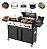Churrasqueira Gourmet Inox 3 Em 1 Com Chapa Forno De Pizza E Defumador Para Área Gourmet - Imagem 1