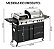 Churrasqueira Gourmet Inox 3 Em 1 Com Chapa Forno De Pizza E Defumador Para Área Gourmet - Imagem 2