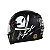 Capacete Moto GTX Mansão Maromba Preto Fosco Grafite Com Óculos Interno e Viseira Cristal Tamanho 56 Lançamento - Fw3 - Imagem 4