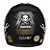 Capacete Moto GTX Mansão Maromba Preto Fosco Grafite Com Óculos Interno e Viseira Cristal Tamanho 60 Lançamento - Fw3 - Imagem 5