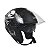 Capacete Moto X Open Up Mansão Maromba Preto Fosco Grafite c/Óculos Interno e Viseira Cristal Tamanho 58 Lançamento Fw3 - Imagem 1