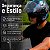 Capacete Moto X Open Up Mansão Maromba Preto Fosco Rosa e Azul c/Óculos Interno e Viseira Cristal Tam 56 Lançamento Fw3 - Imagem 8