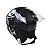 Capacete Moto X Open Up Mansão Maromba Preto Fosco Rosa e Azul c/Óculos Interno e Viseira Cristal Tam 60 Lançamento Fw3 - Imagem 3