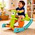 Playground Gangorra E Cadeirinha Infantil 2 Em 1 Ideal Para Quintal Quarto E Brinquedoteca Importway - Imagem 5