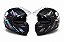 Capacete Moto GTX Mansão Maromba Preto Fosco Grafite Com Óculos Interno e Viseira Cristal Tamanho 56 58 60 - Fw3 - Imagem 1