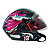 Capacete Moto X Open Eagle Aberto com Óculos Interno Rosa Azul e Viseira Cristal Tamanho 58 - FW3 - Imagem 3