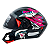 Capacete Moto X Open Eagle Aberto com Óculos Interno Rosa Azul e Viseira Cristal Tamanho 58 - FW3 - Imagem 2