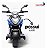 Mini Moto Elétrica Infantil 12v Honda Nc750x Azul Luz Som Rodas Apoio Bateria Recarregável Inmetro - Imagem 3