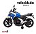 Mini Moto Elétrica Infantil 12v Honda Nc750x Azul Luz Som Rodas Apoio Bateria Recarregável Inmetro - Imagem 9