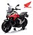 Mini Moto Elétrica Infantil 12v Honda Nc750x Vermelha Licenciada Luz Som Rodinhas Bateria Recarregável - Imagem 1