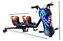Drift Triciclo Elétrico 250w Dois Lugares Azul Freio Dianteiro Luz Led Velocidade 25kmh Roda 8 Pol - Imagem 2