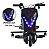 Drift Triciclo Elétrico 250w Dois Lugares Preto Freio Dianteiro Luz Led Velocidade 25kmh Roda 8 Pol - Imagem 7