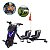 Drift Triciclo Elétrico 250w Dois Lugares Preto Freio Dianteiro Luz Led Velocidade 25kmh Roda 8 Pol - Imagem 1