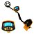 Detector De Metais Profissional Para Ouro Prata Bronze Ferro Cobre Com Lcd E Pinpointer Importway - Imagem 1