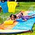 Escorregador Inflável Duplo Água 488x152cm Com 2 Bodyboards Pista Aquática Infantil Jardim Verão Pvc - Imagem 2
