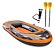 Bote Inflável 235cm 160kg Com Bomba Manual 2 Remos Kit Reparo 4 Câmaras Ideal Para Pesca E Lazer - Imagem 1