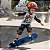 Skate Infantil 31 Shape Madeira Kit Proteção Capacete Joelheira Cotoveleira Certificado Inmetro 79cm - Imagem 4