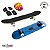 Skate Infantil 31 Shape Madeira Kit Proteção Capacete Joelheira Cotoveleira Certificado Inmetro 79cm - Imagem 9