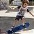 Skate Infantil 31 Polegadas Shape Teia Madeira 79cm Rodas 50mm Rolamento Em Aço Importway - Imagem 4