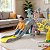 Playground Infantil Girafa 3 Em 1 Com Escorregador Balanço E Cesta Certificado Inmetro Importway Bege - Imagem 9