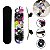 Skate Infantil 24 Polegadas Shape City Com Bolsa Para Transporte Shape Madeira Rodas 50mm Importway - Imagem 1