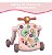 Andador Empurrador Infantil Triciclo Musical 5x1 Rosa Com Som Mesa Interativa Patinete Importway - Imagem 6