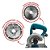 Serra Mármore Elétrica 1200w 12000rpm 127v Com Dois Discos Para Madeira Mármore Granito Concreto E Tijolo - Imagem 6