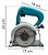 Serra Mármore Elétrica 1200w 12000rpm 127v Com Dois Discos Para Madeira Mármore Granito Concreto E Tijolo - Imagem 2