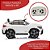 Carrinho Elétrico Branco Infantil Mercedes Benz Glc Coupé Licenciado 12v Com Controle Remoto Rádio Fm Usb Mp3 - Imagem 5