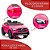 Carrinho Elétrico Infantil Mercedes Benz Glc Coupé Rosa Licenciado 12v Rosa Com Controle Remoto Rádio Fm Usb Mp3 - Imagem 4