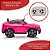 Carrinho Elétrico Infantil Mercedes Benz Glc Coupé Rosa Licenciado 12v Rosa Com Controle Remoto Rádio Fm Usb Mp3 - Imagem 3