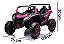 Quadriciclo Elétrico Infantil 24v 4x4 Rosa Com Controle Remoto Banco De Couro Rodas Eva E Som Mp5 Touch - Imagem 2